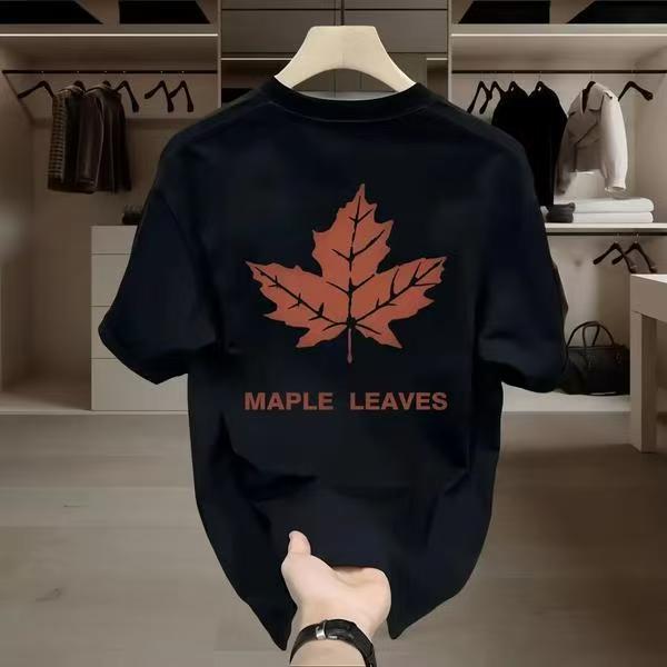 Trendy Japanese and Hong Kong style retro high-street heavyweight pure cotton short-sleeved T-shirt for men, summer wear, loose fit, fashionable and handsome American style.