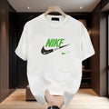 Men's short-sleeved pure cotton T-shirt, summer trendy brand, loose fit, versatile, round neck, half-sleeve, couple style, trendy T-shirt top