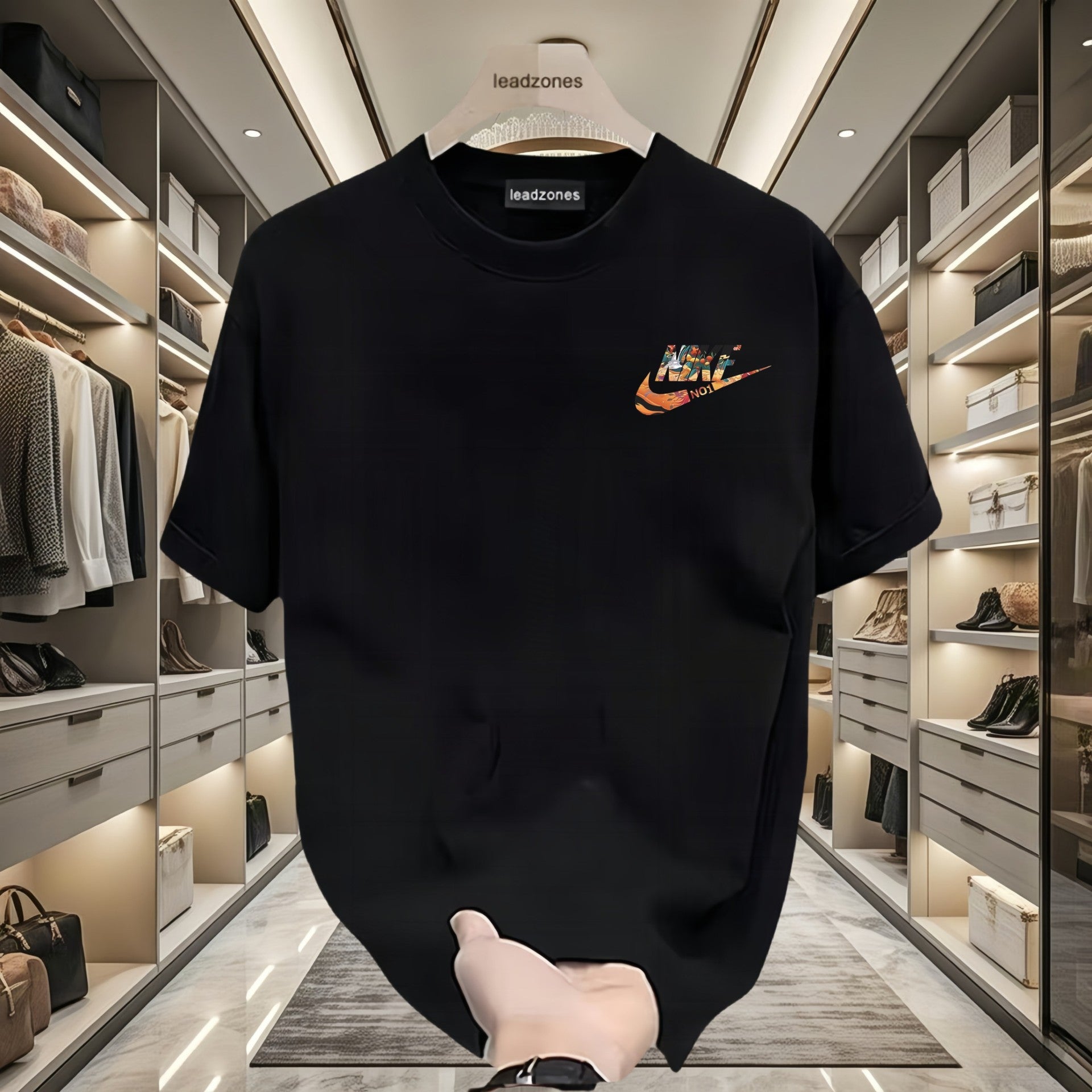 New summer pure cotton short-sleeved T-shirt for men, trendy brand, versatile, couple, loose casual youth T-shirt, half-sleeve