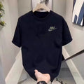 New summer pure cotton short-sleeved T-shirt for men, trendy brand, versatile, couple, loose casual youth T-shirt, half-sleeve